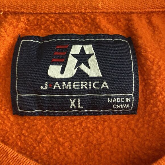 Clemson Orange J America Embroidered Crewneck Sweatshirt. Size XL unisex - Picture 6 of 15